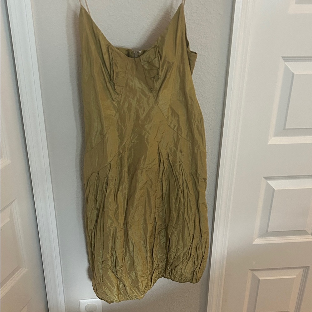 Elegant Olive Mini Dress
